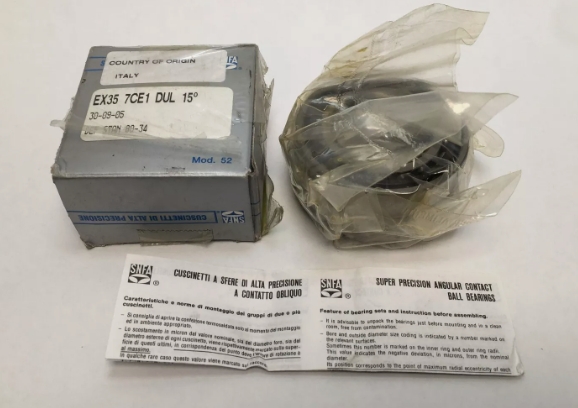 角接触球轴承，品牌：SNFA，示例图片341